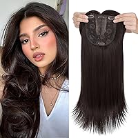 Hair Toppers for Women with Thinning Hair Long Straight Hair Topper 6