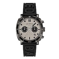 Ted Baker Caine Black Silicone Strap Watch (Model: BKPCNF2049I)