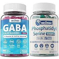 Bundle - Phosphatidylserine Gummies 120 Counts + GABA Gummies 120 Counts