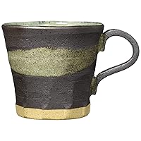 Ichiku Mino Ware 127-1618 Ash Glaze Mug, Coffee Cup, Cup, Coffee, Black Tea, Pottery, Approx. 9.5 fl oz (280 ml), Made in Japan