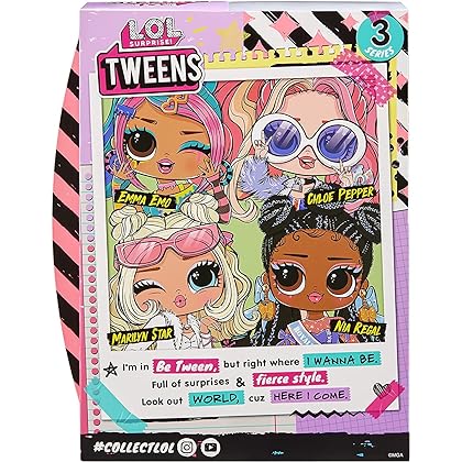 L.O.L. Surprise! Tweens Series 3 Marilyn Star Fashion Doll with 15 Surprises Including Accessories for Play & Style, Holiday Toy Playset, Great Gift for Kids Girls Boys Ages 4 5 6+ Years Old