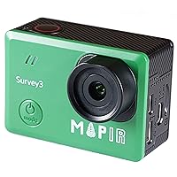 Survey3N NDVI Mapping Camera NIR Near Infrared Filter 8.25mm f/3.0 No Distortion Narrow Angle GPS Touch Screen 2K 12MP HDMI WiFi PWM Trigger Drone Mount