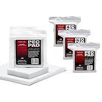 PEC-PAD Lint Free Wipes 4”x4” Non-Abrasive Ultra Soft Cloth for Cleaning Sensitive Surfaces like Camera, Lens, Filters, Film, Scanners, Telescopes, Microscopes, Binoculars. (100 Sheets Per/Pkg) 4-Pack