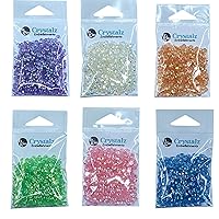 Buttons Galore Crystalz AB Rhinestones for Crafts Scrapbooking Jewelry - 2400 Gems - Soft Colors