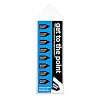 Get to the Point - Passage Point Magnetic Arrow bookmarks - BLACK-Set of 8 - Arrow Line Book Marker Pack is Ideal for Men, Women,Teens & Kids! Great for Bible Study, School & Work!