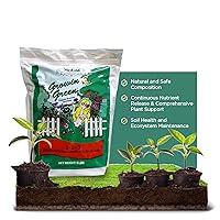 Medina Growin Green Organic Granular Fertilizer - 5 lb Bag - Nutrient Rich Soil Enhancer 3-2-3 Granules for Lush Gardens, Lawns, and Plants - Covers 375 Sq. Ft.