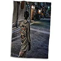 3dRose Kike Calvo Japan Collection - The Geisha in The Gion District - Towels (twl-216110-1)