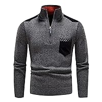 Mens Winter Jacket Mens Casual Jacket Fashion Long Sleeve Warm Solid Color Hooded Jackets Tops Faux Fur Lined Jacket