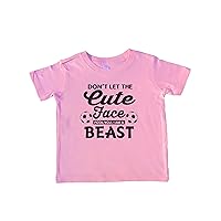 Funny Kids Toddler Shirts Cute Face But Im A Beast Royaltee Soccer Collection