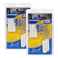OOK Adhesive Picture Hangers, Tool-Free Picture Hanger Kit, .5 lb, 72 Pieces, 9977131 (2 Pack)