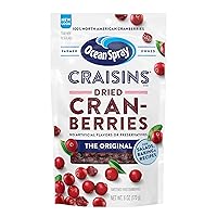 Ocean Spray® Craisins® Original Dried Cranberries, Dried Fruit, 6 Oz Pouch (Pack of 1)
