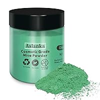 Grassy Green Mica Powder for Resin, 50g Epoxy Resin Dye, 1.76oz Soap Dye, Cosmetic Pigment Powder, Resin Color Pigment for Epoxy, Bath Bombs, Slime, Nails, Painting and More