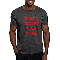 CafePress World's Greatest Father Dark T Graphic Shirt