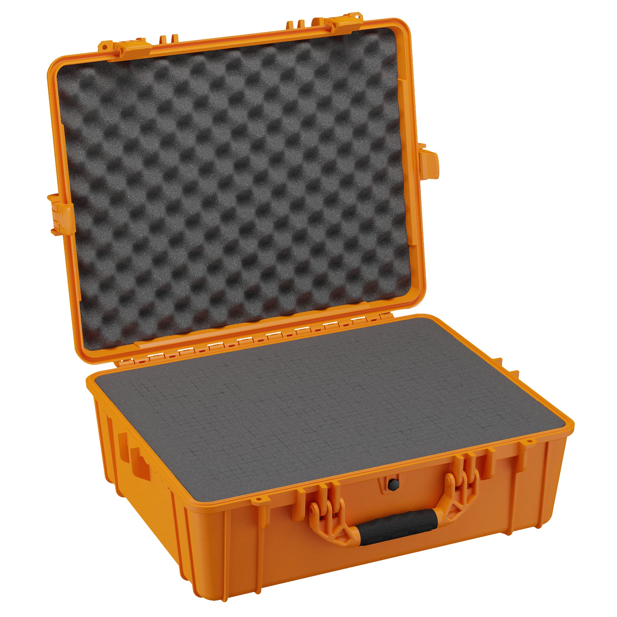 Condition 1 Medium Waterproof Hard Travel Case with Foam Heavy-Duty Protective Portable Storage Box, Camera, Tool, Handgun, Drone Carrying Cases, 13.5