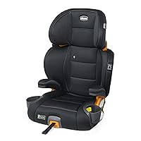 KidFit® ClearTex® Plus 2-in-1 Belt-Positioning Booster Car Seat, Backless and High Back Booster Seat, for Children Aged 4 Years and up and 40-100 lbs. | Obsidian/Black