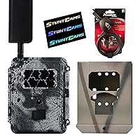 Spartan AT&T GoCam White Flash 4G LTE Wireless Trail Camera withTrail Camera Security Lock Box and Locking Cable