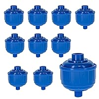 Master Elite Pack of 10 Disposable Mini Air Water Trap Filters with Standard 1/4