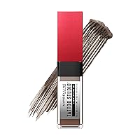 Maybelline Tattoo Studio Brow Styling Gel, Waterproof Eyebrow Make Up, Brow Tint for Up to 36HR Wear, Soft Brown, 1 Count