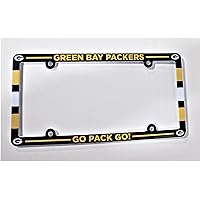 Wincraft NFL Green Bay Packers LIC Plate Frame Full Color
