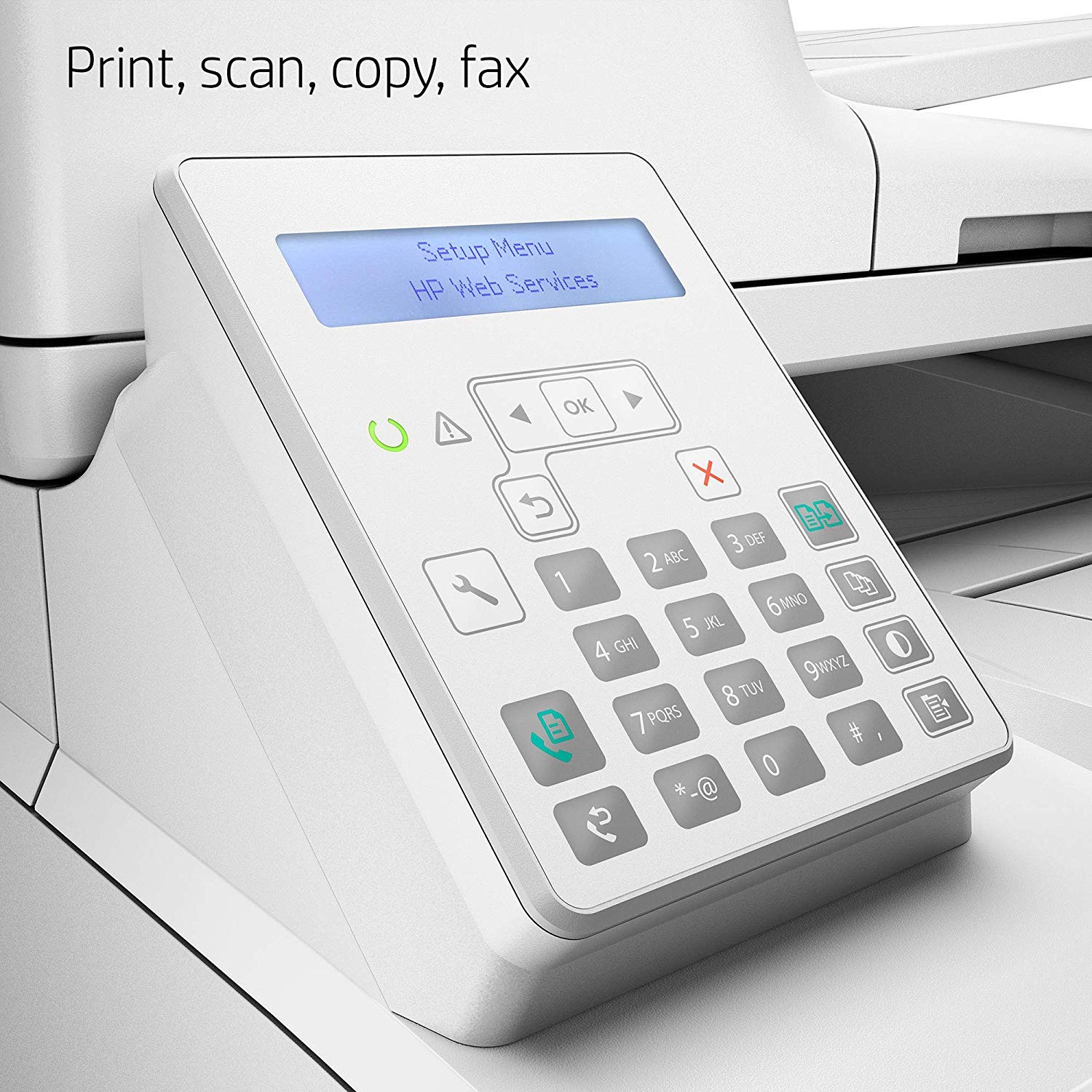 HP LaserJet Pro MFP M227fdn Monochrome All-in-One Printer with built-in Ethernet & 2-sided printing, (G3Q79A)
