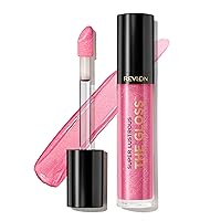 Revlon Lip Gloss, Super Lustrous The Gloss, Non-Sticky, High Shine Finish, 210 Pinkissimo