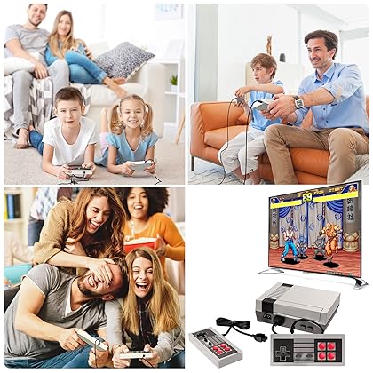 JoFong Retro Classic Mini NES Video Game Consoles.Built-in 620 Classic Games and 2X 4 NES Classic Button Controller AV Output Video Games, It is an Ideal Gift Choice for Children and Adults.