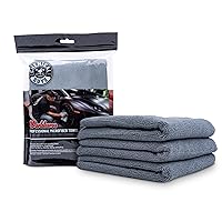 Chemical Guys MIC35203 Workhorse Professional Grade Microfiber Towel, Gray (Safe for Car Wash, Home Cleaning & Pet Drying Cloths) 16