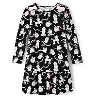 Gymboree Girls' and Toddler Long Sleeve Knit Casual Dresses
