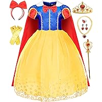 Funna Costume Princess Dress for Toddler Girls with Accessories