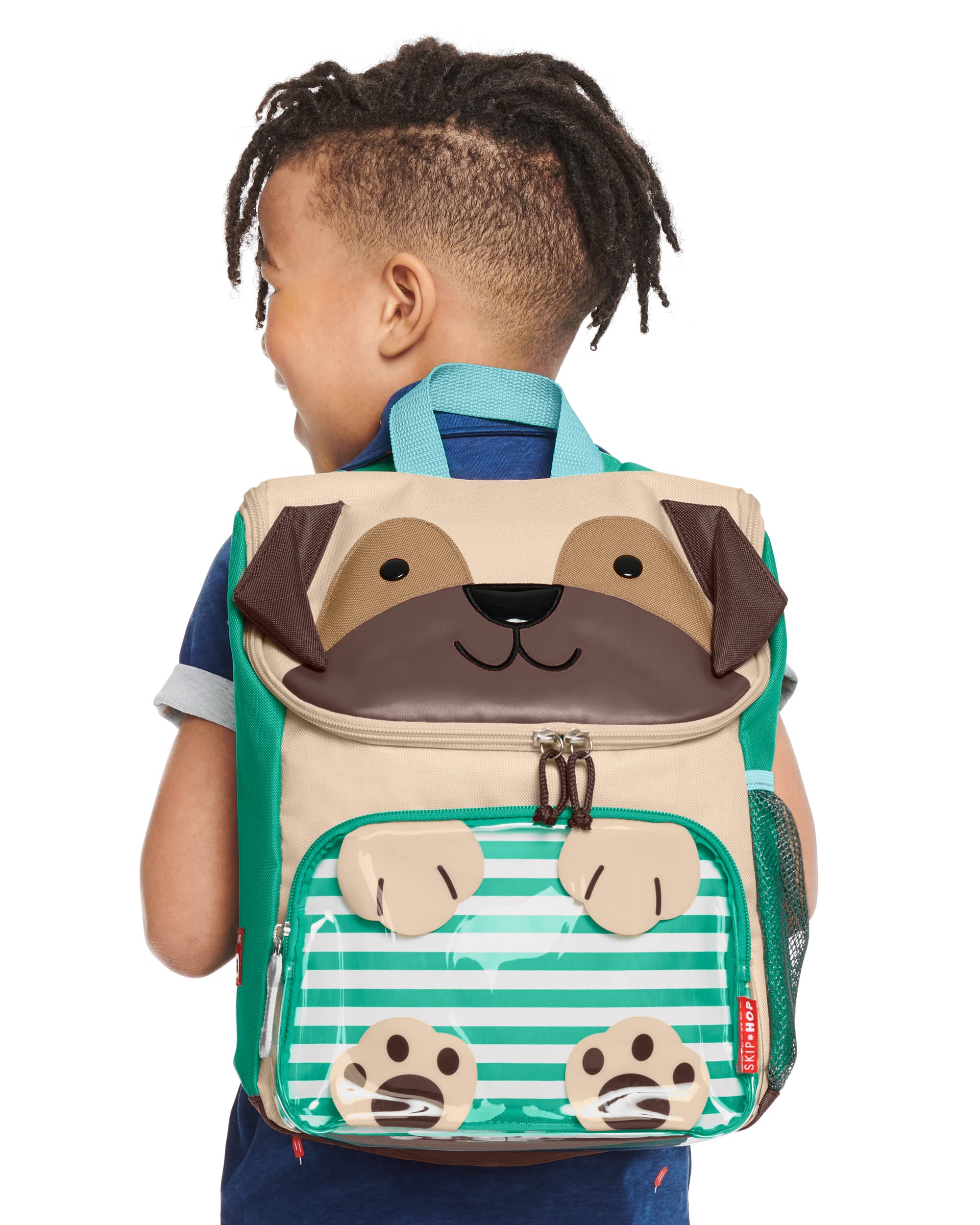 Skip Hop Big Kid Backpack, Zoo Kindergarten Ages 3-4, Pug