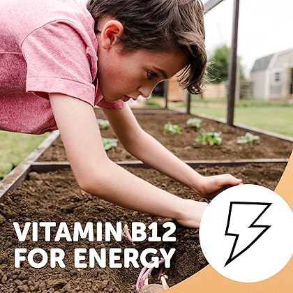 SmartyPants Organic Kids Multivitamin, Daily Gummy Vitamins: Probiotics, Vitamin C, D3, Zinc, & B12 for Immune Support, Energy & Digestive Health, Assorted Fruit Flavor, 120 Gummies, 30 Day Supply