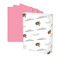 Hammermill Colored Paper, 20 lb Cherry Printer Paper, 8.5 x 11-1 Ream (500 Sheets) - Made in the USA, Pastel Paper, 102210R