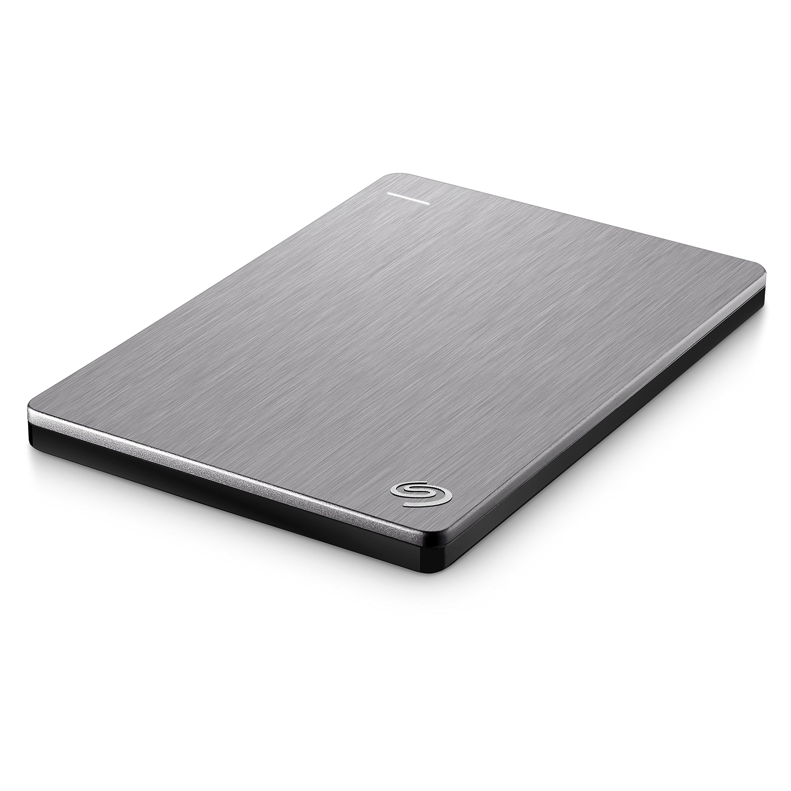 Seagate Backup Plus Slim 2TB External Hard Drive Portable HDD – Silver USB 3.0 for PC Laptop and Mac, 2 Months Adobe CC Photography (STDR2000101)