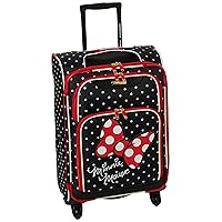 American Tourister Disney Softside Luggage with Spinner Wheels, Minnie Mouse Red Bow, 21-Inch