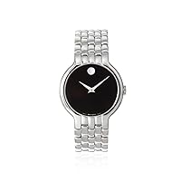 Movado Men's 606337 Classic Silver/Black Stainless Steel Watch