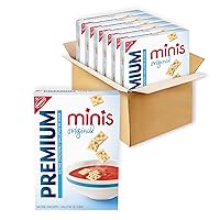 Premium Original Mini Saltine Crackers, 6 - 11 oz Boxes