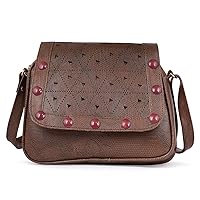 women handbag, Sling PU (Brown)