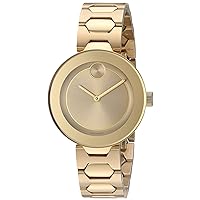Movado Women's Swiss Quartz Tone and Gold Plated Watch(Model: 3600382)