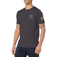 Under Armour Men's Freedom Graphic Short Sleeve T-Shirt, (001) Black / / Marine OD Green, Medium