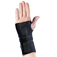 Adjustable Wrist/Hand Brace, Black, Right,One Size,80181