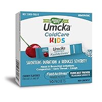Umcka ColdCare Children's Cherry FastActives, 10 Count (Pack of 2) (Packaging May Vary)