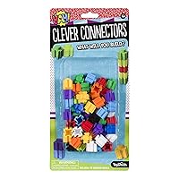 Toysmith Clever Connecters Building Blocks, Includes 50 Bricks