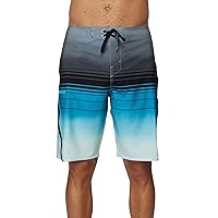 O'NEILL Men's 20 Inch Fade S-Seam Boardshorts - Quick Dry Swim Trunks for Men with Fabric and Pockets
