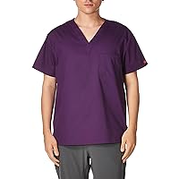 Dickies EDS Signature Scrubs for Women and Scrubs for Men, Unisex One Pocket V-Neck Top in Soft Brushed Poplin 83706