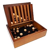 WE Games Wood Captain's Mistress (4-in-a-Row) Connect Game - Large - 11 inches