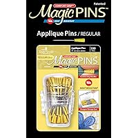 Taylor Seville Originals Comfort Grip Magic Pins Applique Regular -Quilting Supplies-Sewing Supplies-Sewing Notions-100 Count