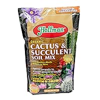 Hoffman 10410 Organic Cactus and Succulent Soil Mix, 10 Quarts
