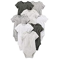Carter's unisex-baby 8-pack Short Sleeve Bodysuits