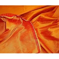 Russet Shantung Dupioni Faux Silk Fabric Per Yard