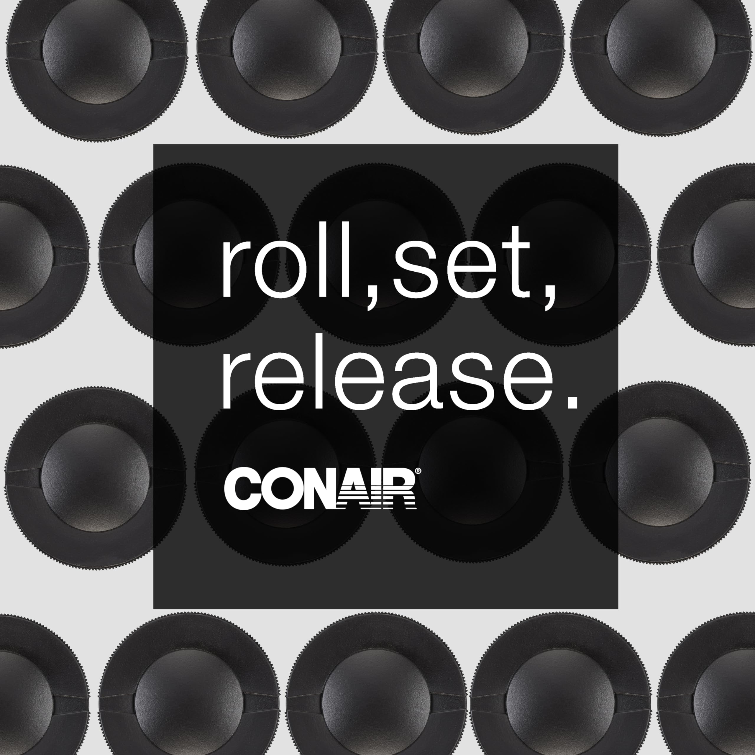 Conair Ceramic 1 1/2-inch Hot Rollers, Super Clips Included, Create Big Bouncy Curls, Black - Amazon Exclusive
